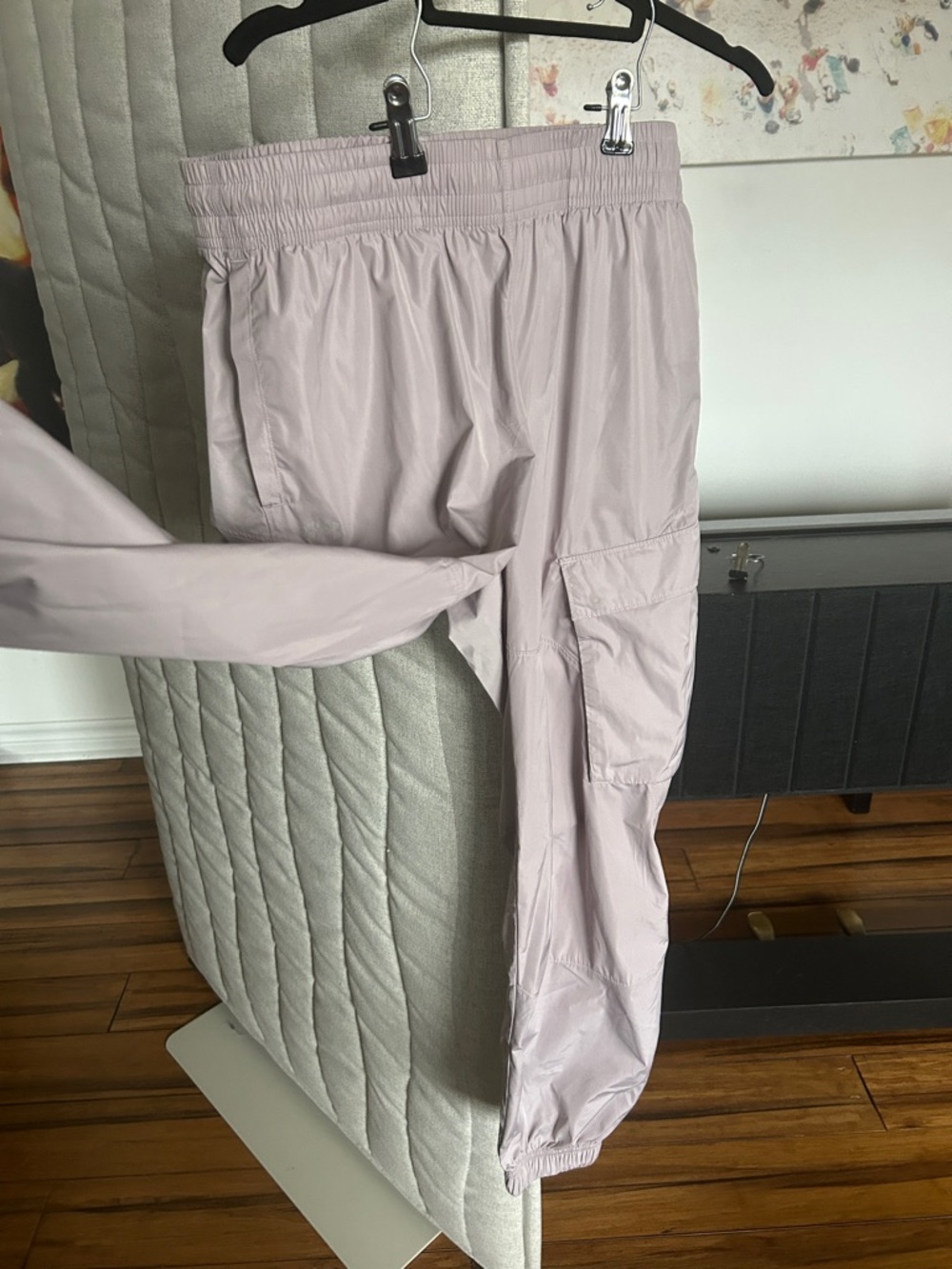 Under armour Mauve Cargo Joggers - Reflective Lightweight Pants